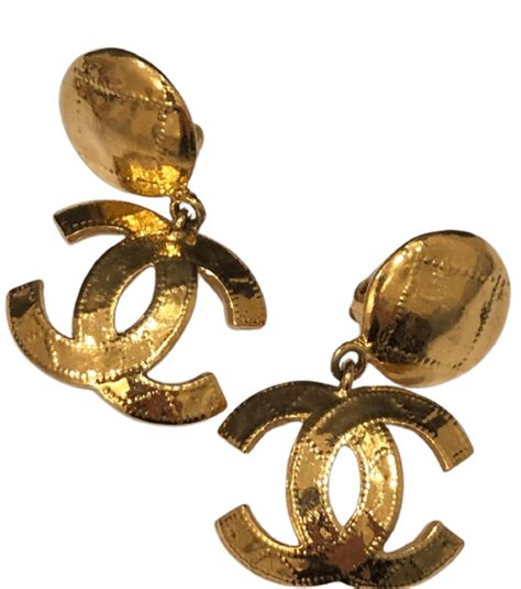 cost of coco chanel earrings|vintage chanel cc earrings price.